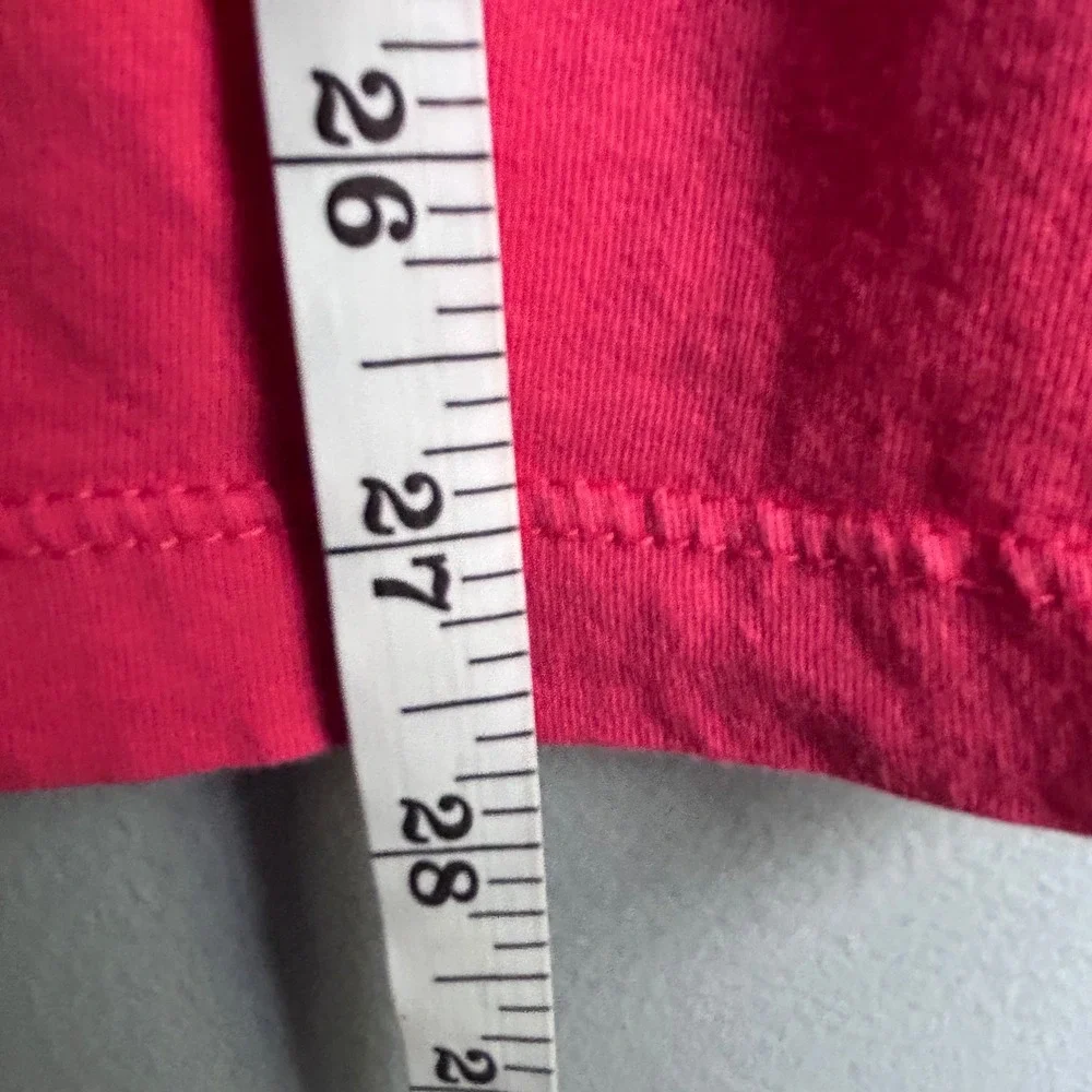 J. Crew Slim Washed V-Neck T-Shirt Red 100% Cotton Mens Large 40993 HO13